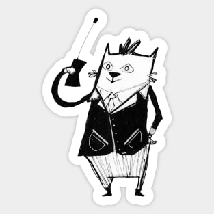 Boss Cat Sticker